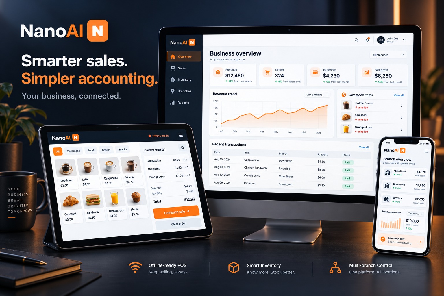 NanoAI accounting system